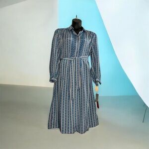 Vintage Schrader Sport Shirt Dress Button Front 22W New